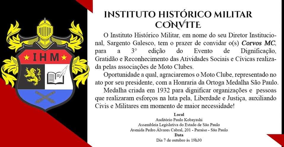 Ação Social Corvos 26 Anos